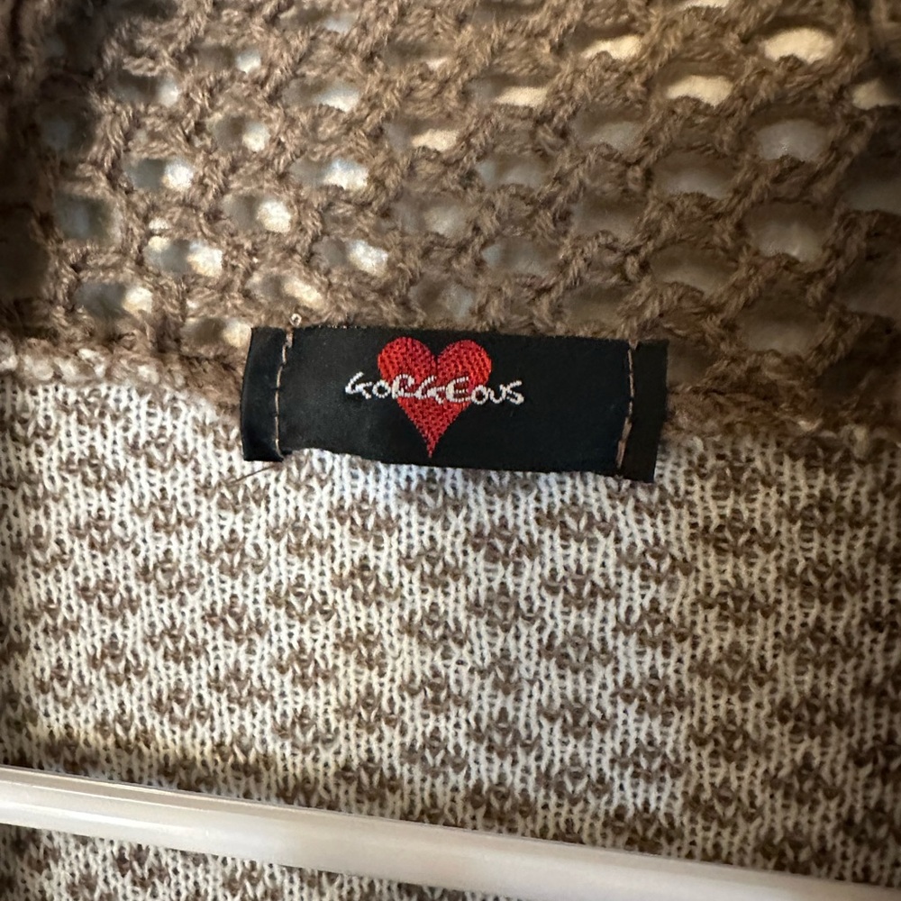 Source Unknown Gray Open-Front Cardigan - image 5